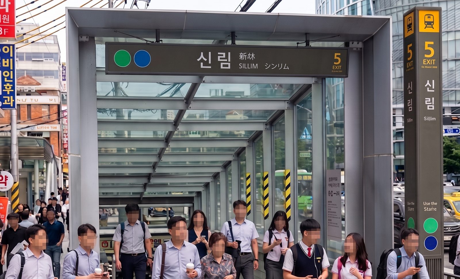 역 출구